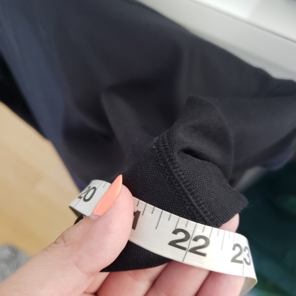 Lululemon Double Session Reversible Mens Long Sleeve Shirt Medium Black Grey - Picture 7 of 7